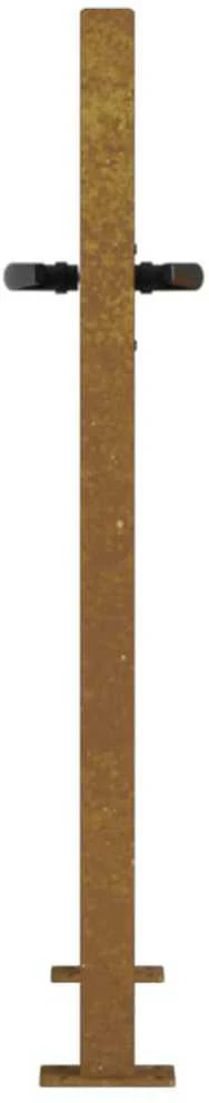 Sodo vartai, 105x105cm, corten plienas