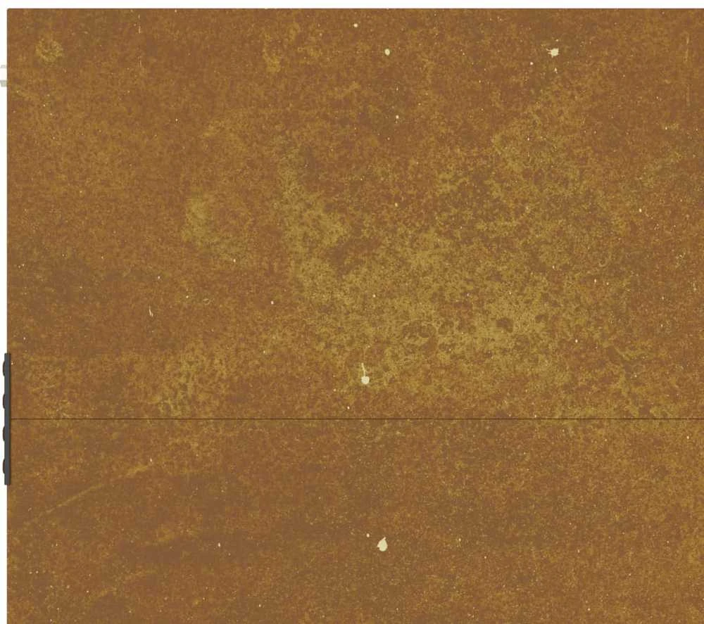 Sodo vartai, 105x105cm, corten plienas