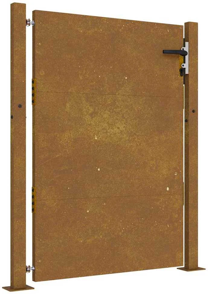 Sodo vartai, 105x155cm, corten plienas