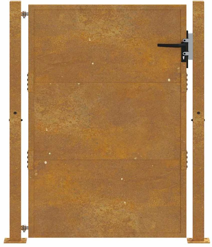 Sodo vartai, 105x155cm, corten plienas