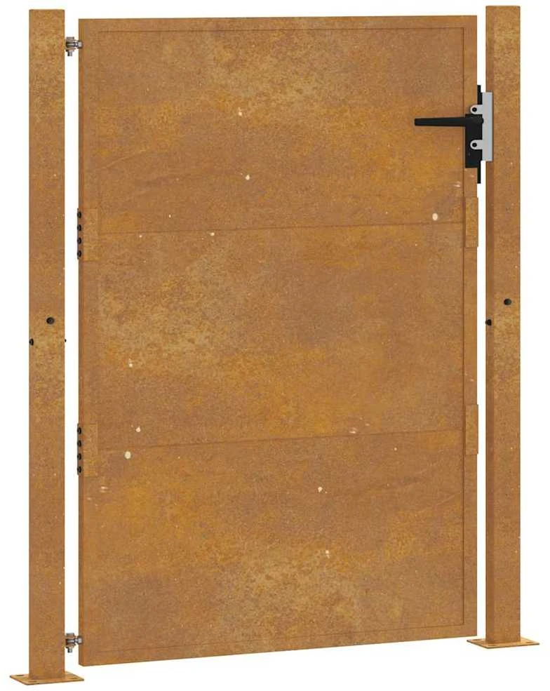 Sodo vartai, 105x155cm, corten plienas
