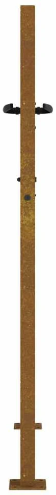 Sodo vartai, 105x155cm, corten plienas, bambuko dizaino