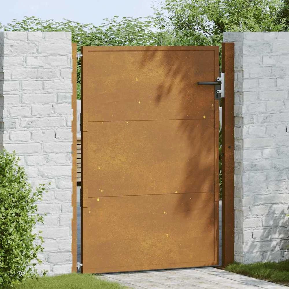 Sodo vartai, 105x155cm, corten plienas