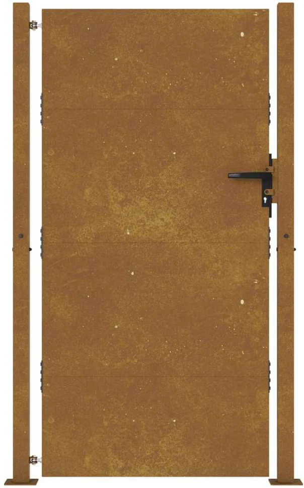 Sodo vartai, 105x180cm, corten plienas
