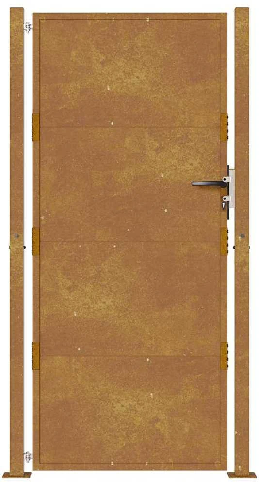 Sodo vartai, 105x180cm, corten plienas