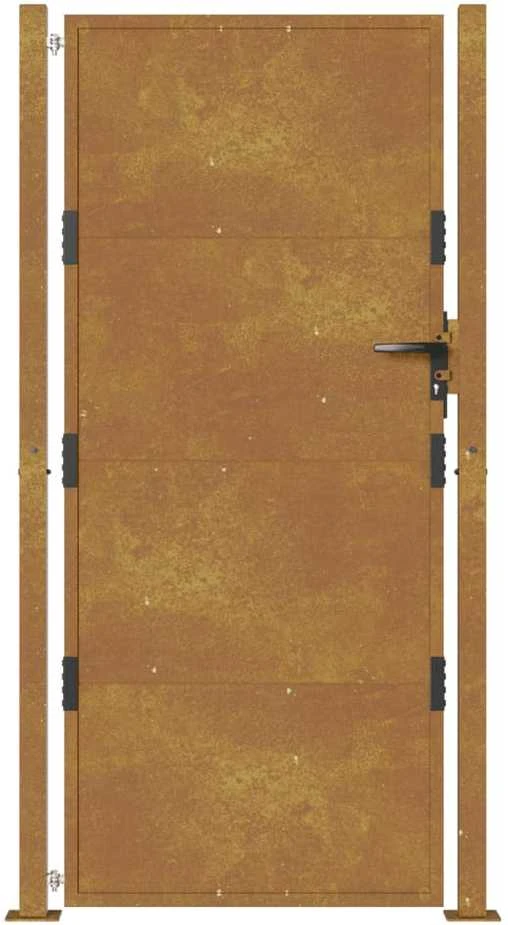 Sodo vartai, 105x180cm, corten plienas