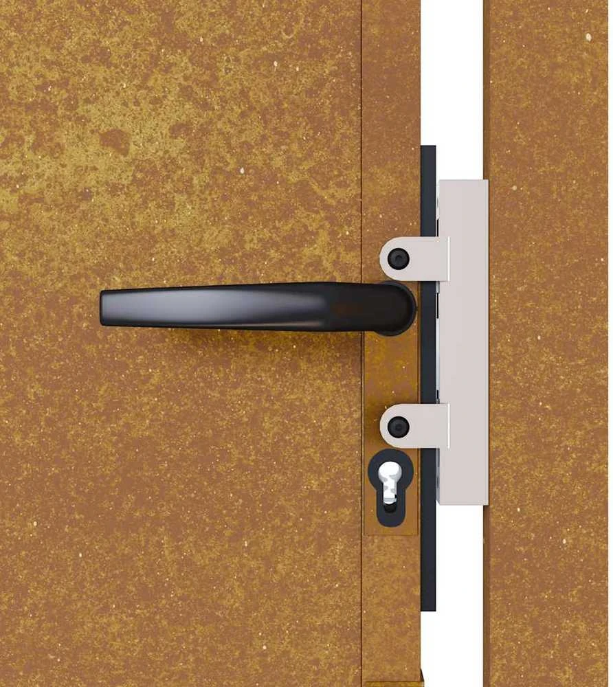 Sodo vartai, 105x180cm, corten plienas