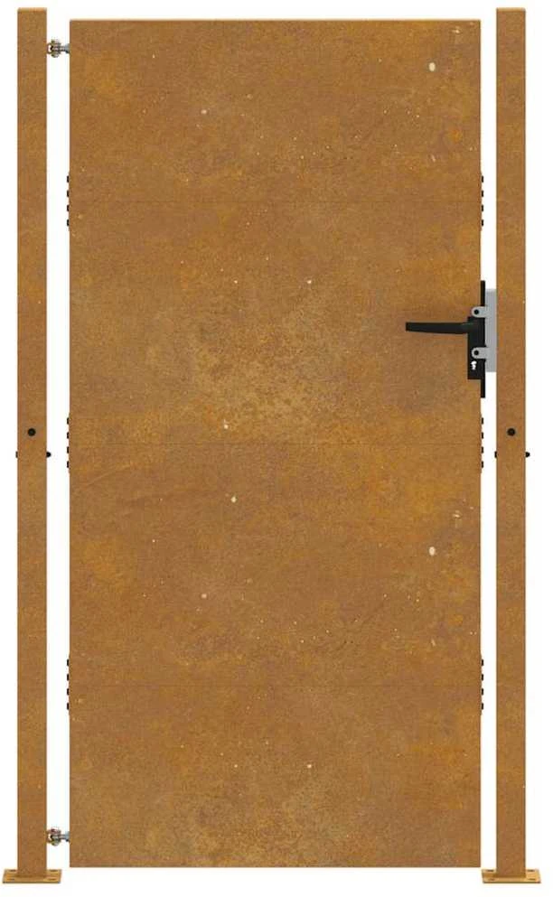 Sodo vartai, 105x180cm, corten plienas
