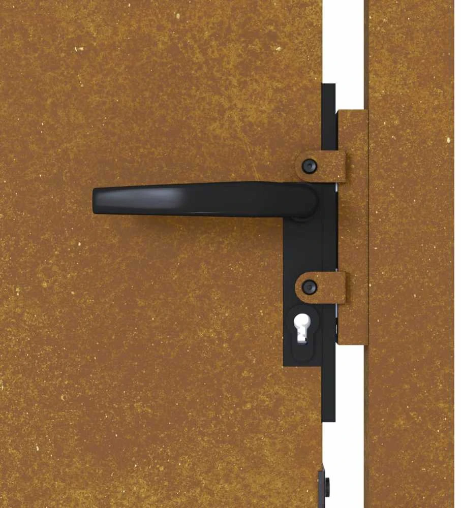 Sodo vartai, 105x180cm, corten plienas