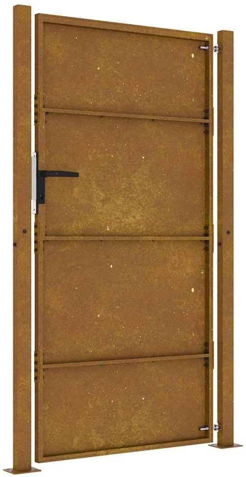 Sodo vartai, 105x180cm, corten plienas