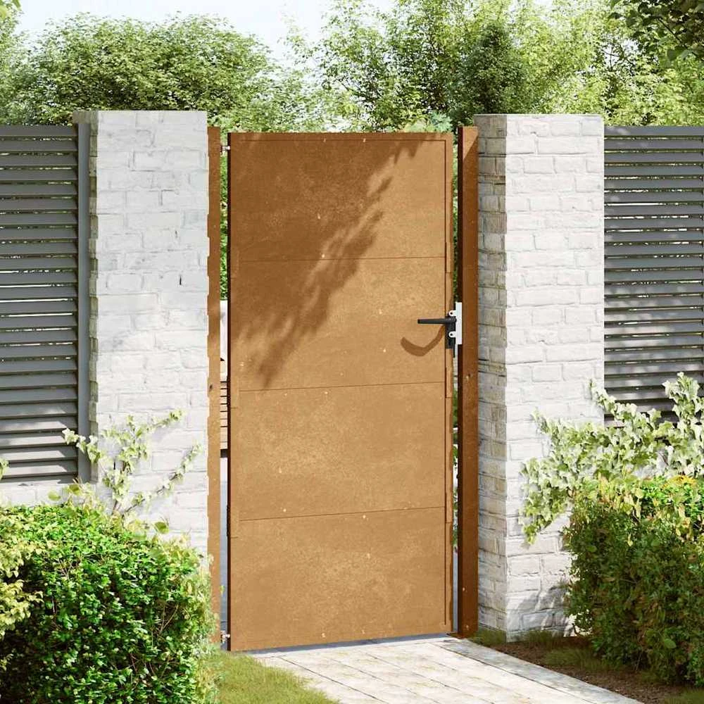 Sodo vartai, 105x205cm, corten plienas
