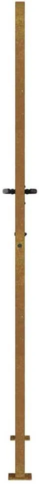 Sodo vartai, 105x205cm, corten plienas, medžio dizaino