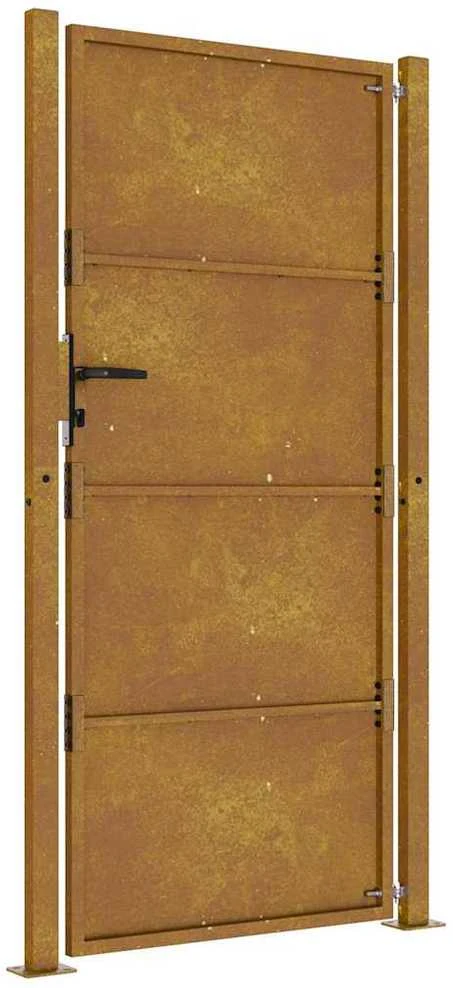 Sodo vartai, 105x205cm, corten plienas