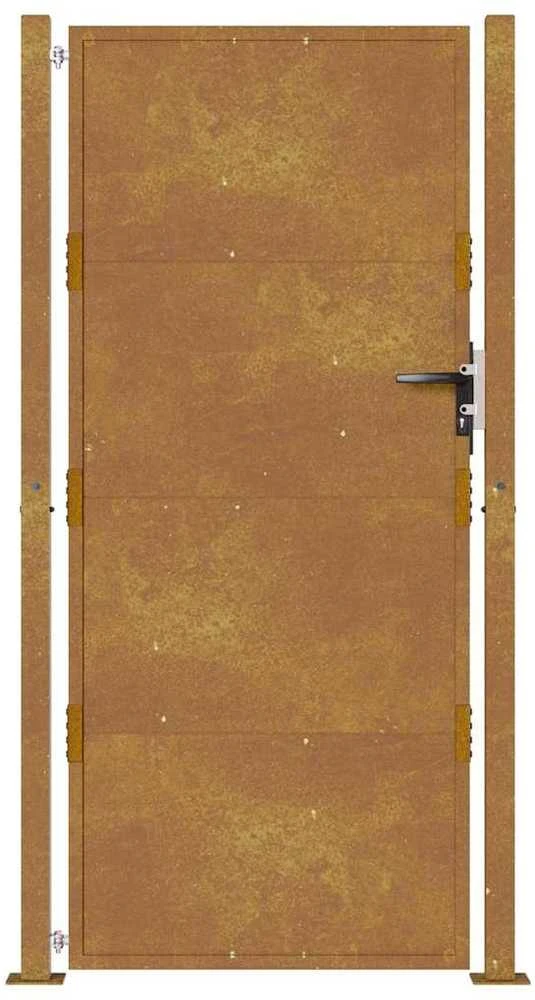 Sodo vartai, 105x205cm, corten plienas