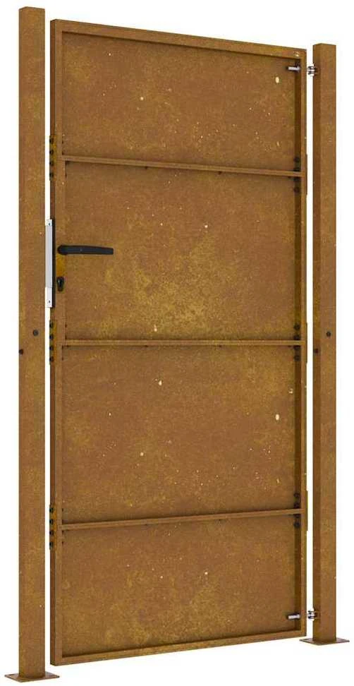 Sodo vartai, 105x205cm, corten plienas