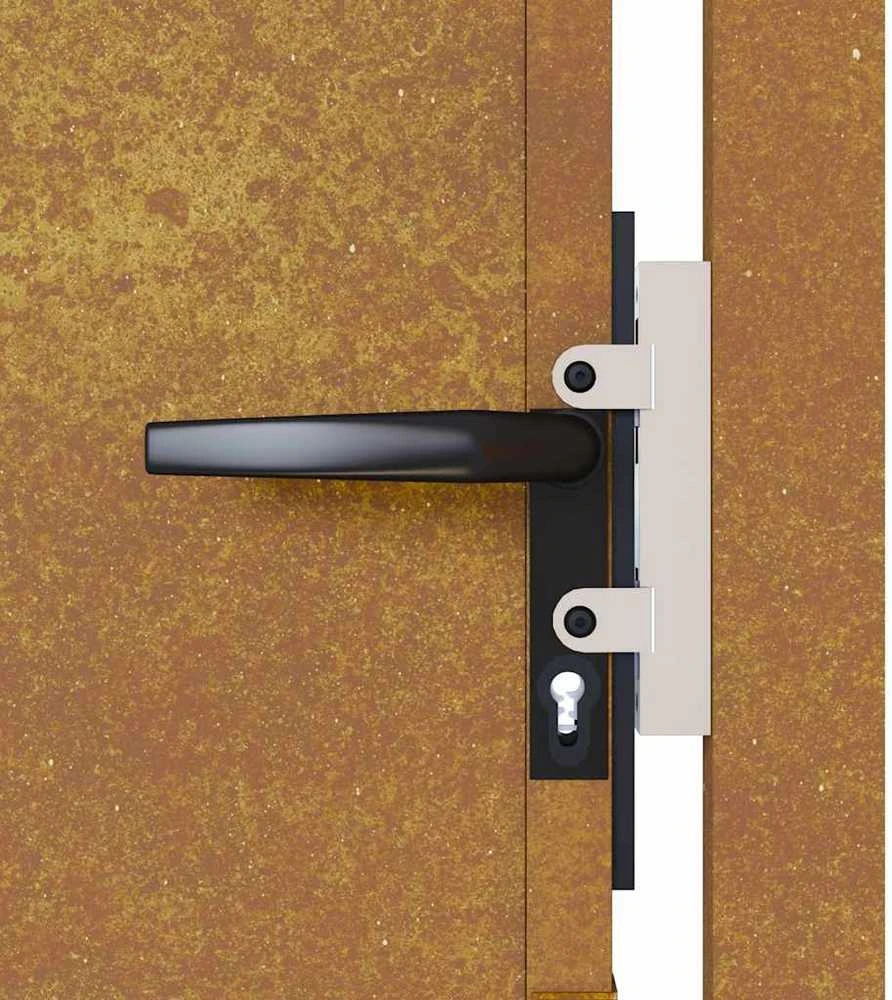 Sodo vartai, 105x80cm, corten plienas