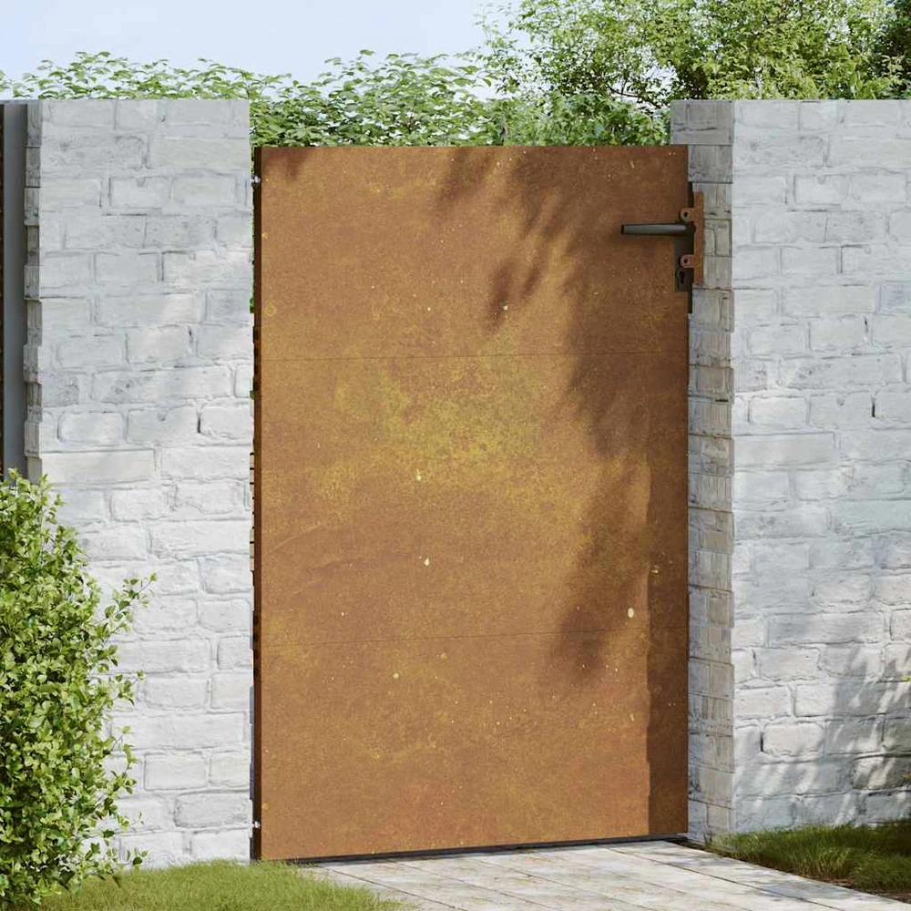 Sodo vartai, 85x125cm, corten plienas