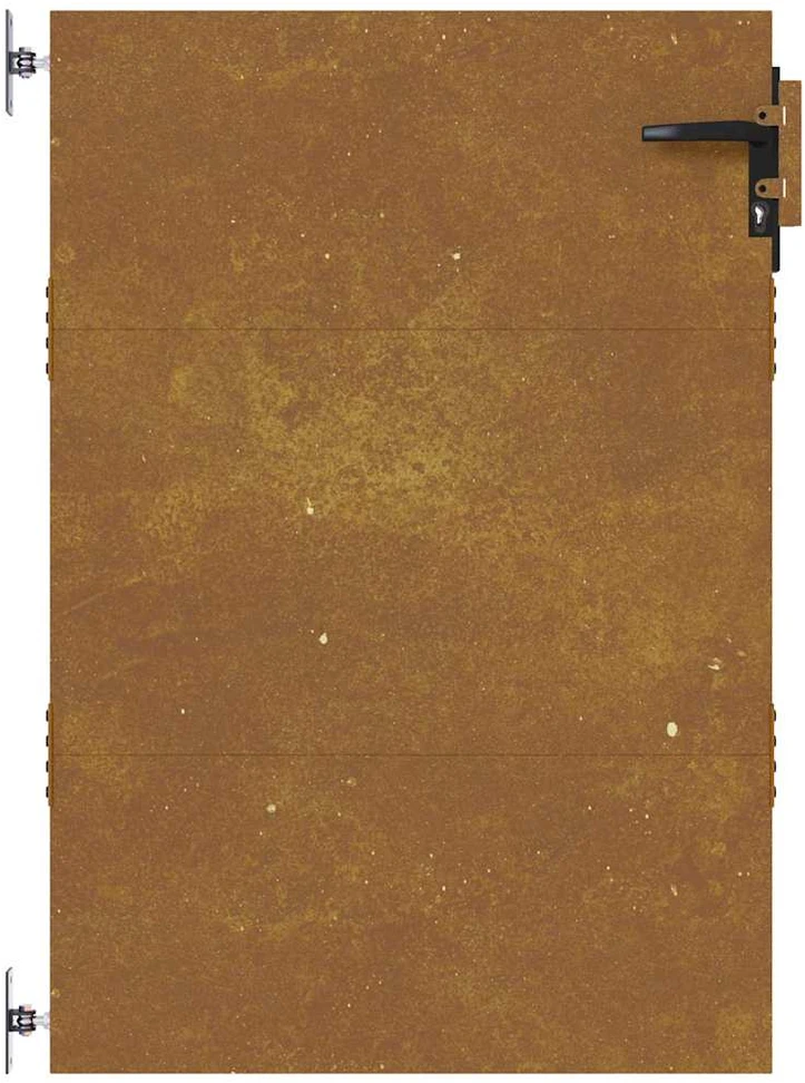 Sodo vartai, 85x125cm, corten plienas