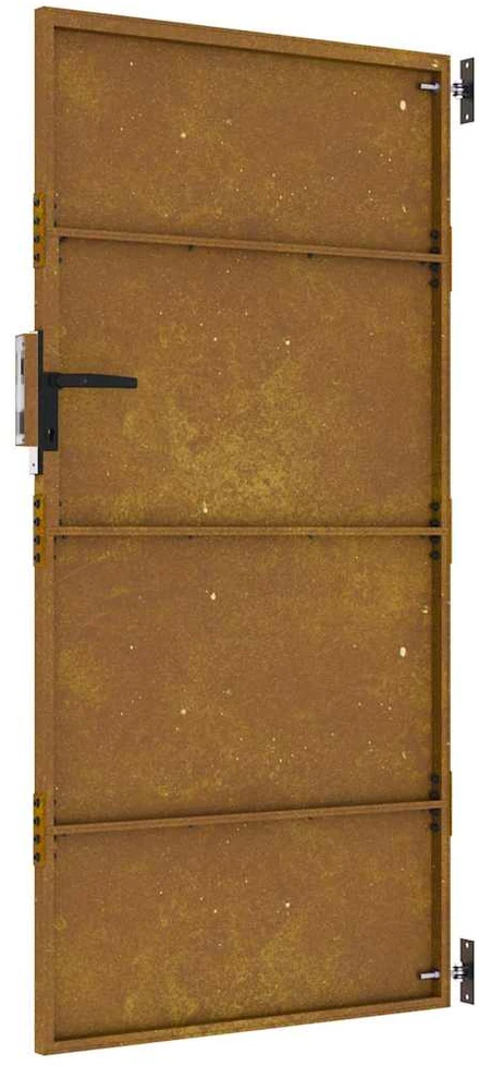 Sodo vartai, 85x200cm, corten plienas