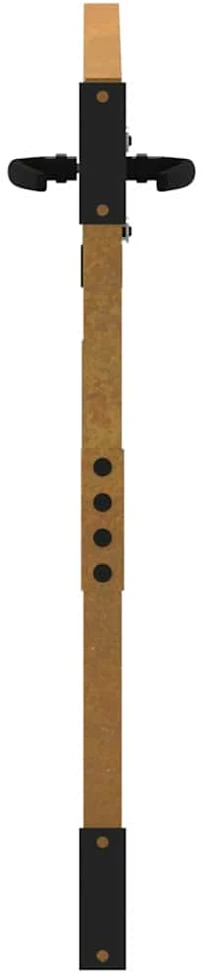 Sodo vartai, 85x100cm, corten plienas, bambuko dizaino