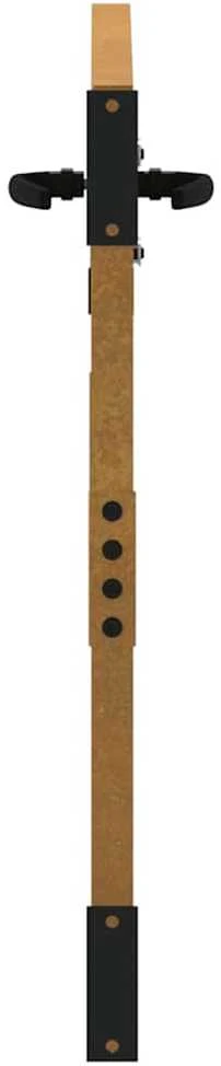 Sodo vartai, 85x100cm, corten plienas, bambuko dizaino
