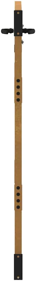 Sodo vartai, 85x125cm, corten plienas, bambuko dizaino