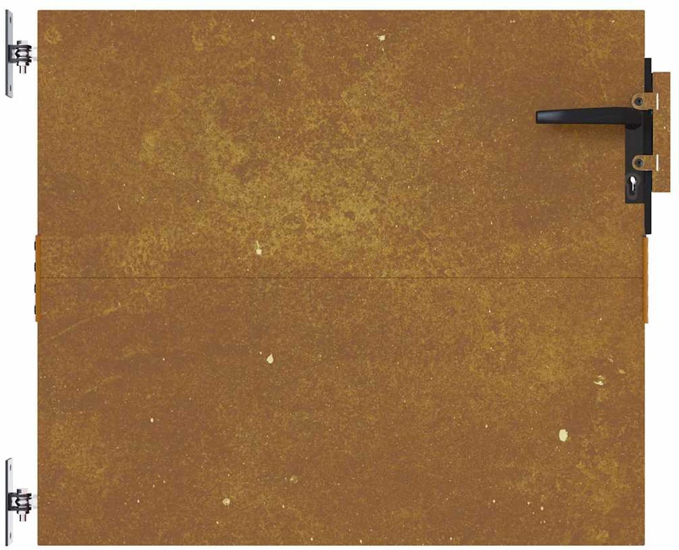 Sodo vartai, 85x100cm, corten plienas