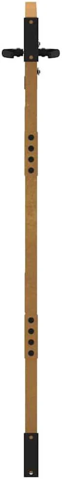 Sodo vartai, 85x125cm, corten plienas, bambuko dizaino