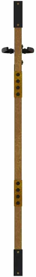 Sodo vartai, 85x125cm, corten plienas, kvadratų dizaino