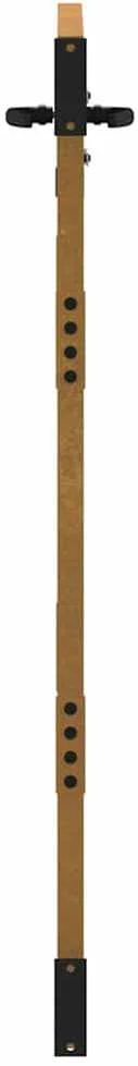 Sodo vartai, 85x125cm, corten plienas, žolės dizaino