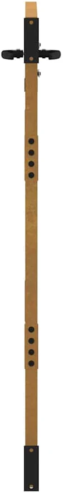 Sodo vartai, 85x150cm, corten plienas, kvadratų dizaino