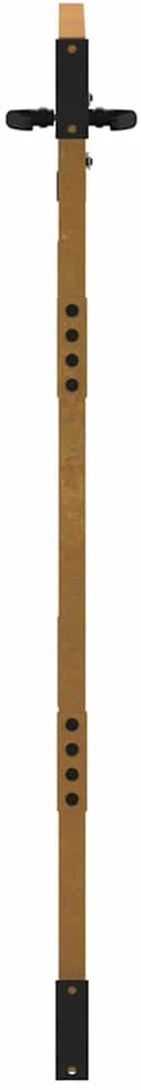 Sodo vartai, 85x150cm, corten plienas, žolės dizaino