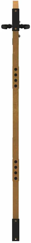 Sodo vartai, 85x150cm, corten plienas, žolės dizaino