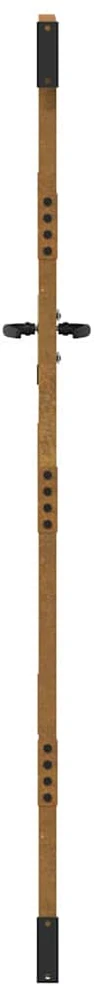 Sodo vartai, 85x175cm, corten plienas, žolės dizaino