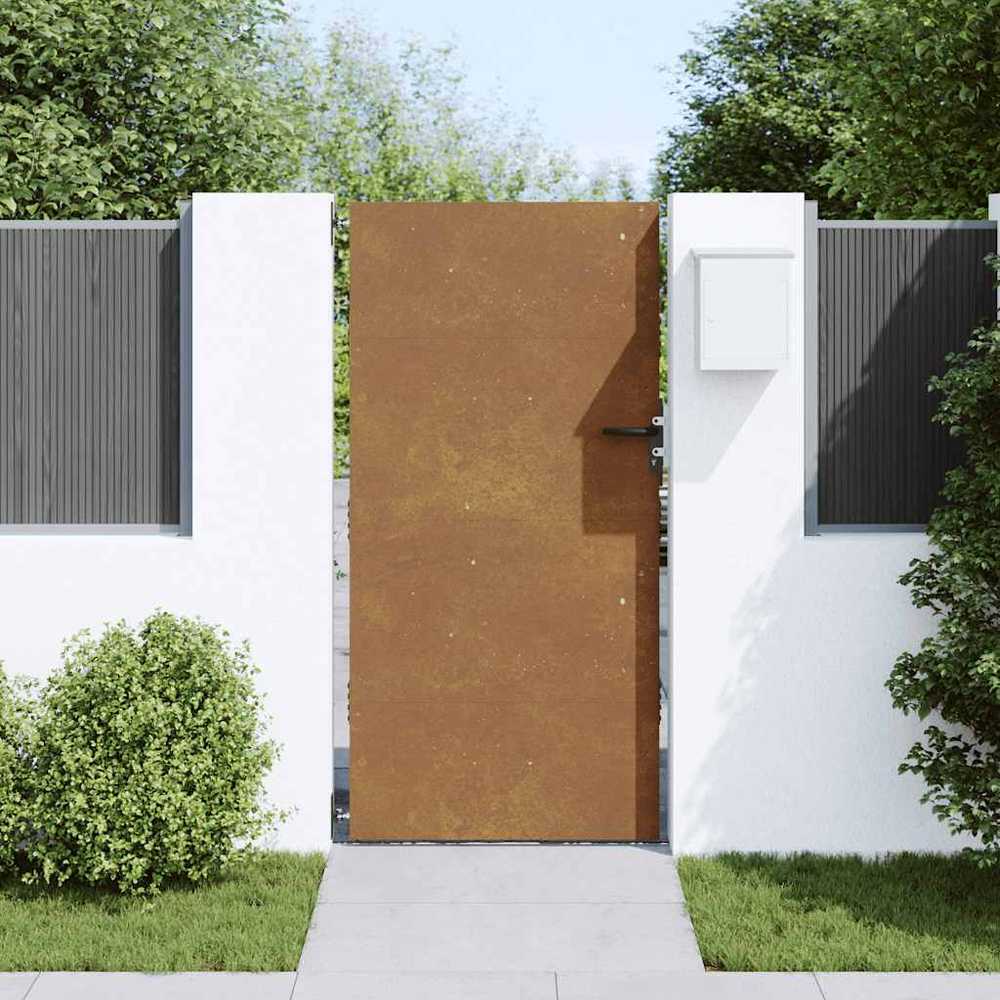 Sodo vartai, 85x175cm, corten plienas