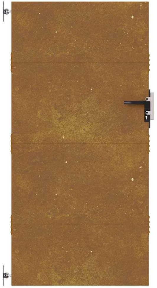 Sodo vartai, 85x200cm, corten plienas