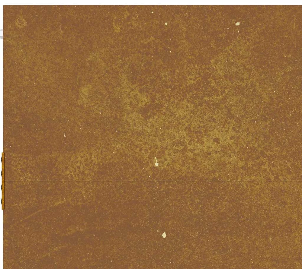 Sodo vartai, 85x75 cm, Corten plienas