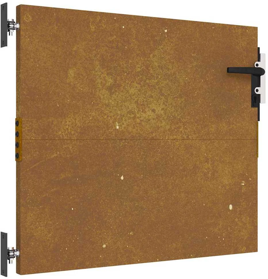 Sodo vartai, 85x75 cm, Corten plienas