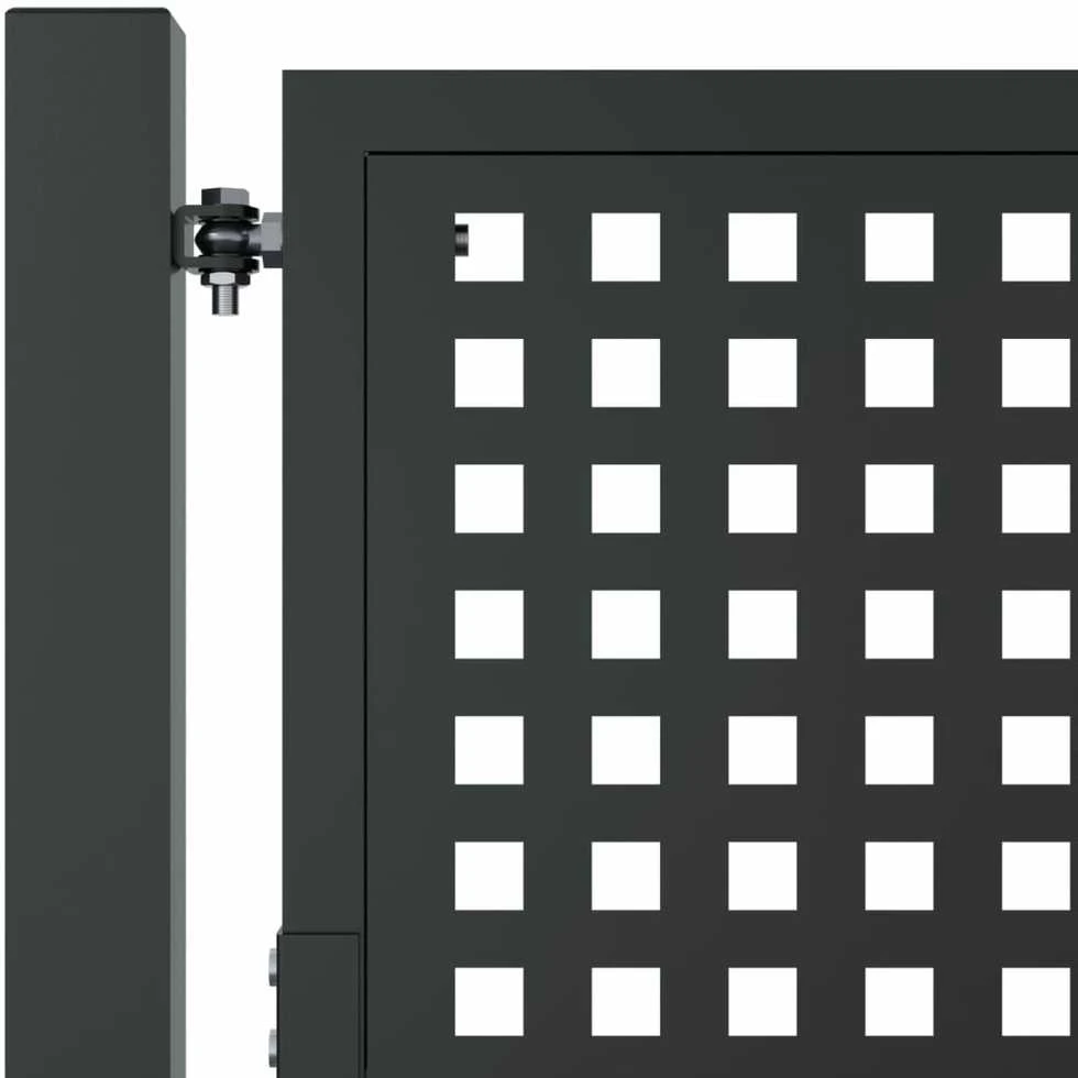 Sodo vartai, antracito spalvos, 105x200cm, plienas