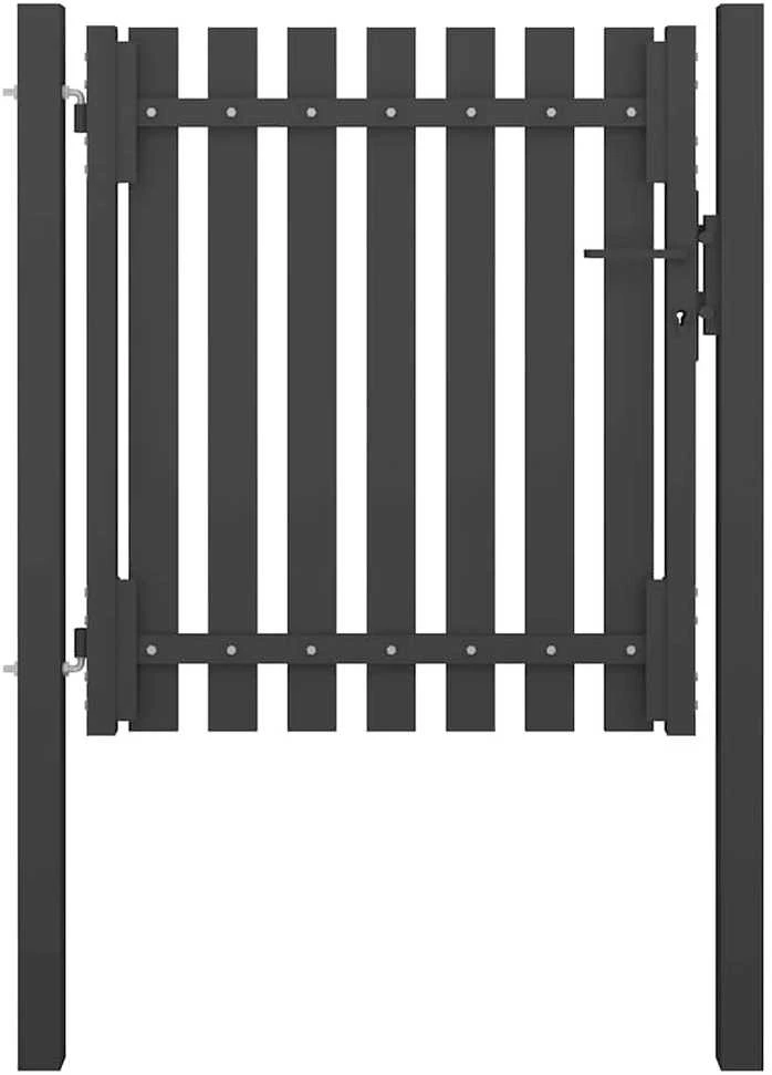 Sodo vartai, antracito spalvos, 1x1,25m, plienas
