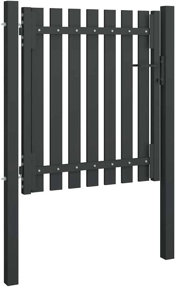 Sodo vartai, antracito spalvos, 1x1,25m, plienas