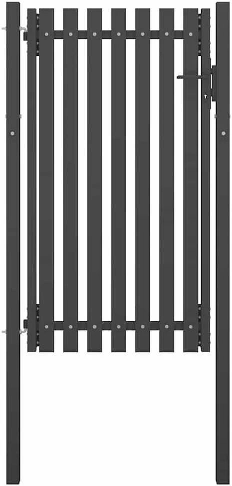 Sodo vartai, antracito spalvos, 1x2,25m, plienas