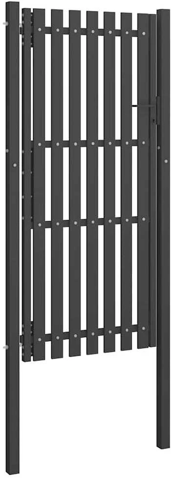 Sodo vartai, antracito spalvos, 1x2,5m, plienas