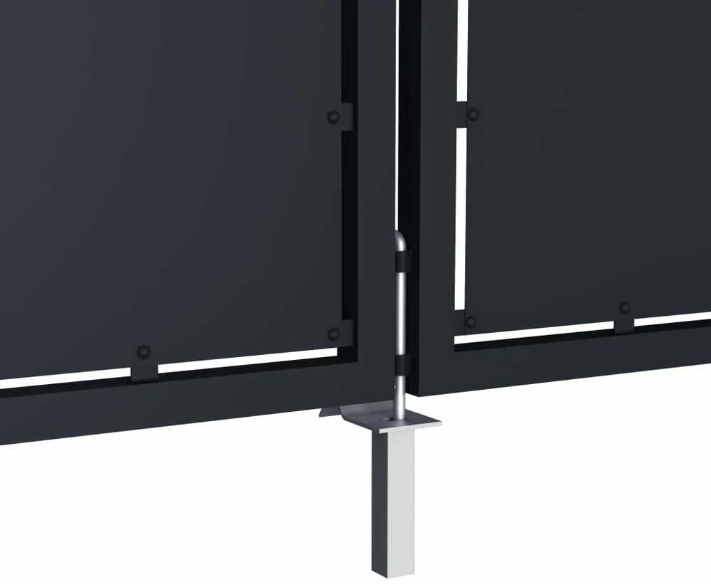 Sodo vartai, antracito spalvos, 300x150cm, plienas