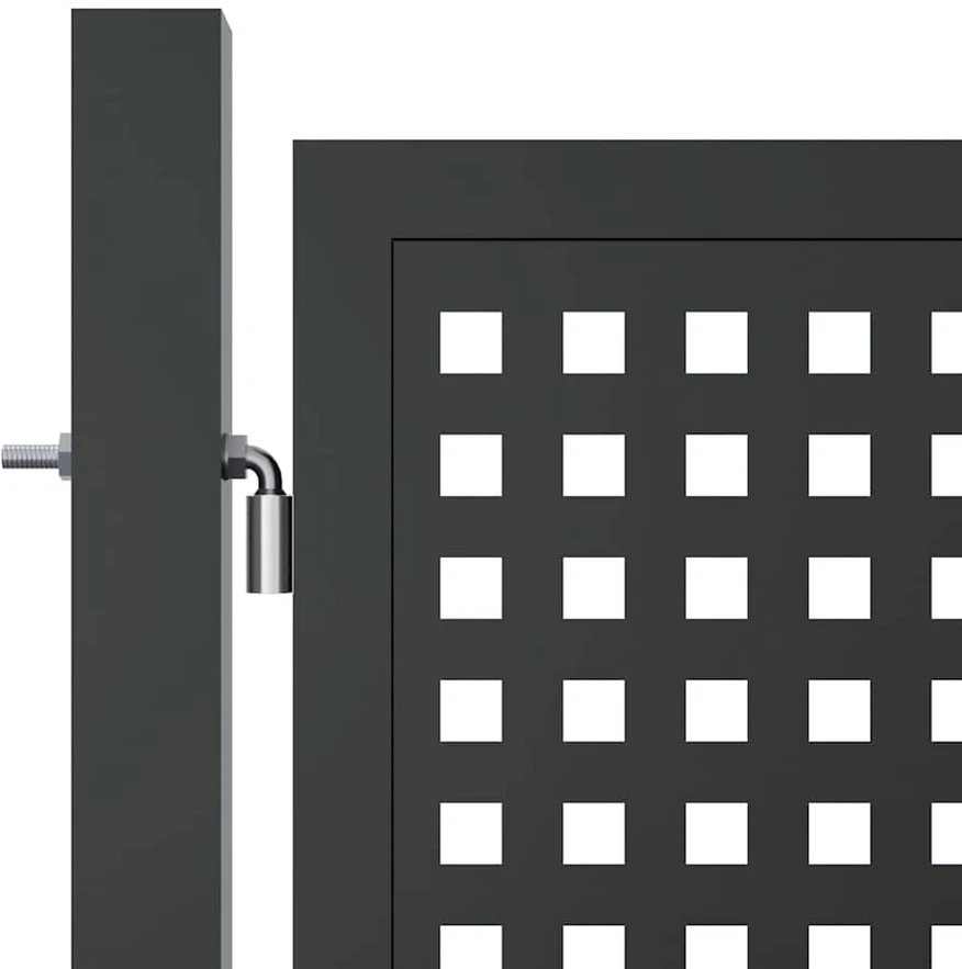 Sodo vartai, antracito spalvos, 300x125cm, plienas