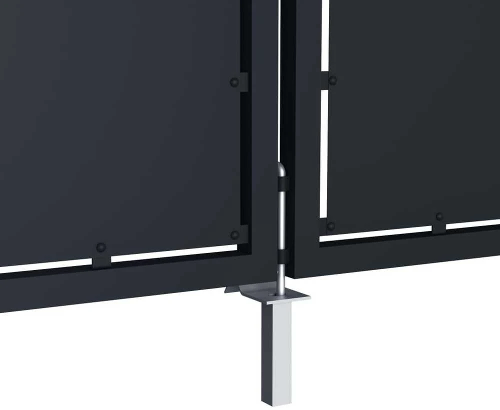 Sodo vartai, antracito spalvos, 400x175cm, plienas