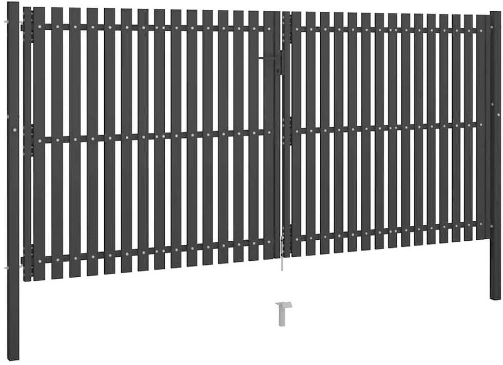 Sodo vartai, antracito spalvos, 4x2,25m, plienas