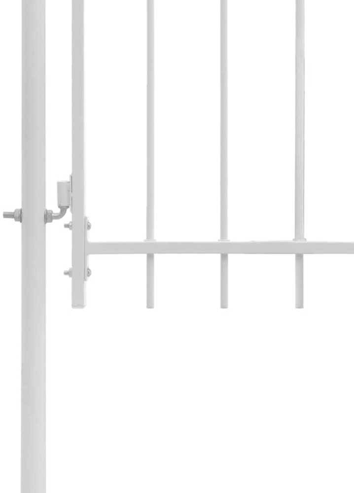 Sodo vartai, balti, 1x1,75m, plienas