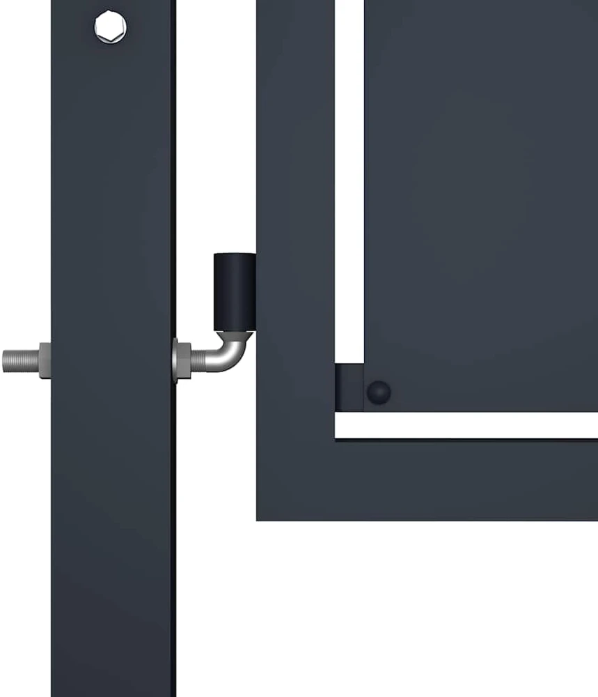 Sodo vartai, antracito spalvos, 400x175cm, plienas