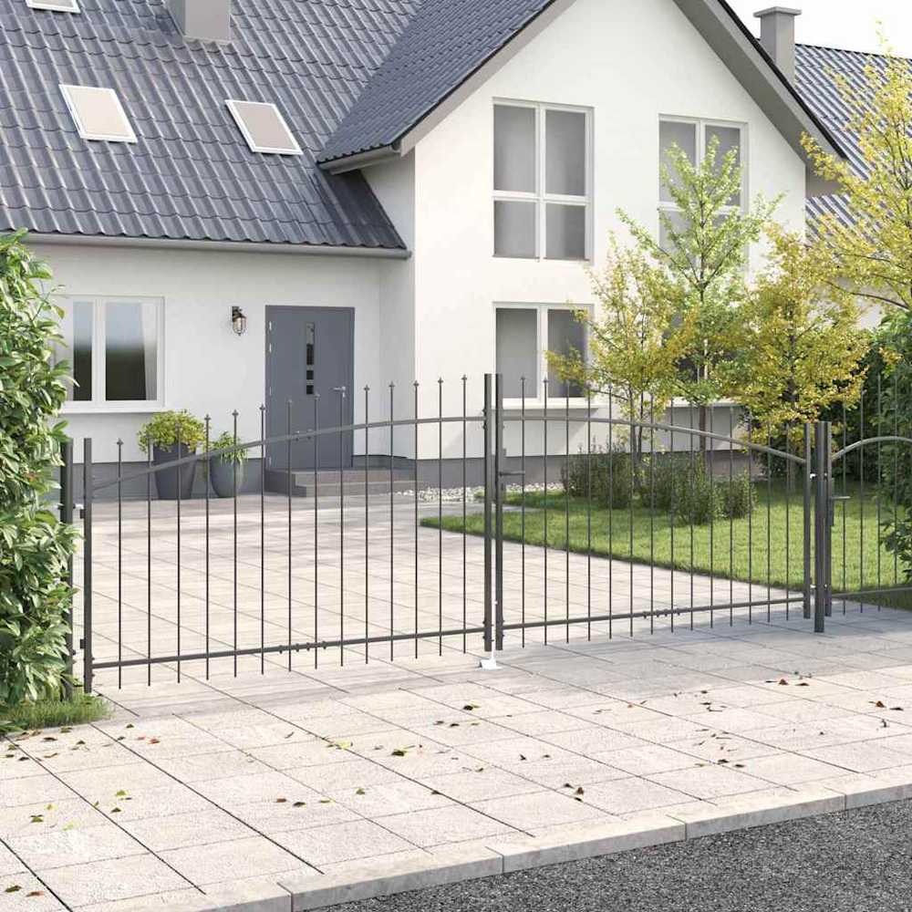 Dviejų durų vartai WOERDEN 400 x 199,5 cm Plienas Užrakintas